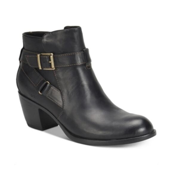 B.Ø.C Women's Shea Faux Leather Booties Size 8M Color Black - Picture 1 of 11